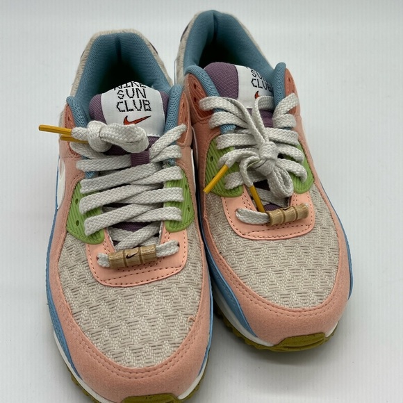 Nike Air Max 90 SE Women’s Sun Club Multicolor Pink Blue DJ9997-100 NEW no box - Picture 7 of 7